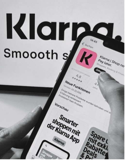 Klarna App. Bild: Victoria Kneil 2024.